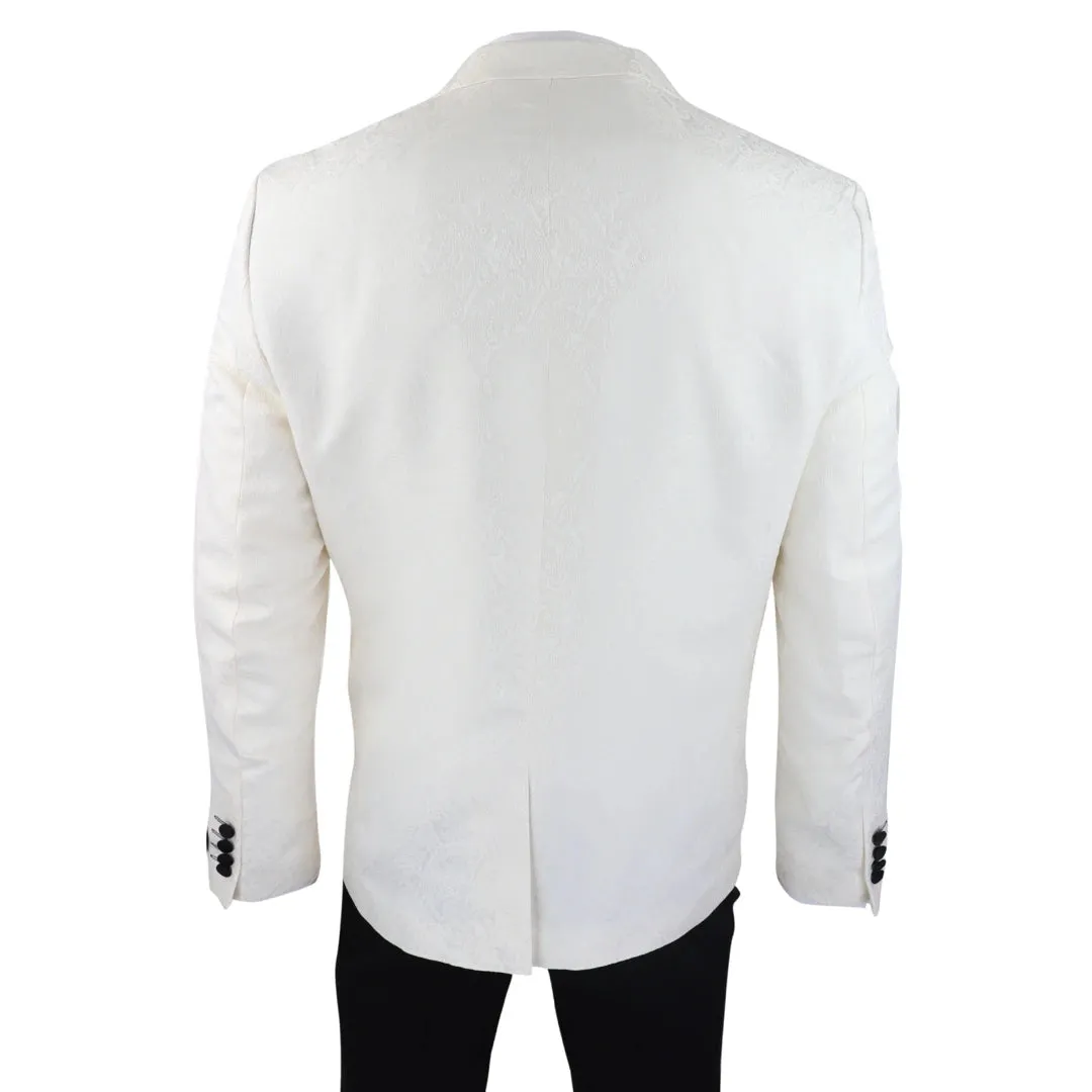 Formal Men's Suits Slim Fit 3 Pieces Peak Lapel Tuxedos (Blazer+Vest+ Pant) sold by Mens Event Wear product image thumbnail 3