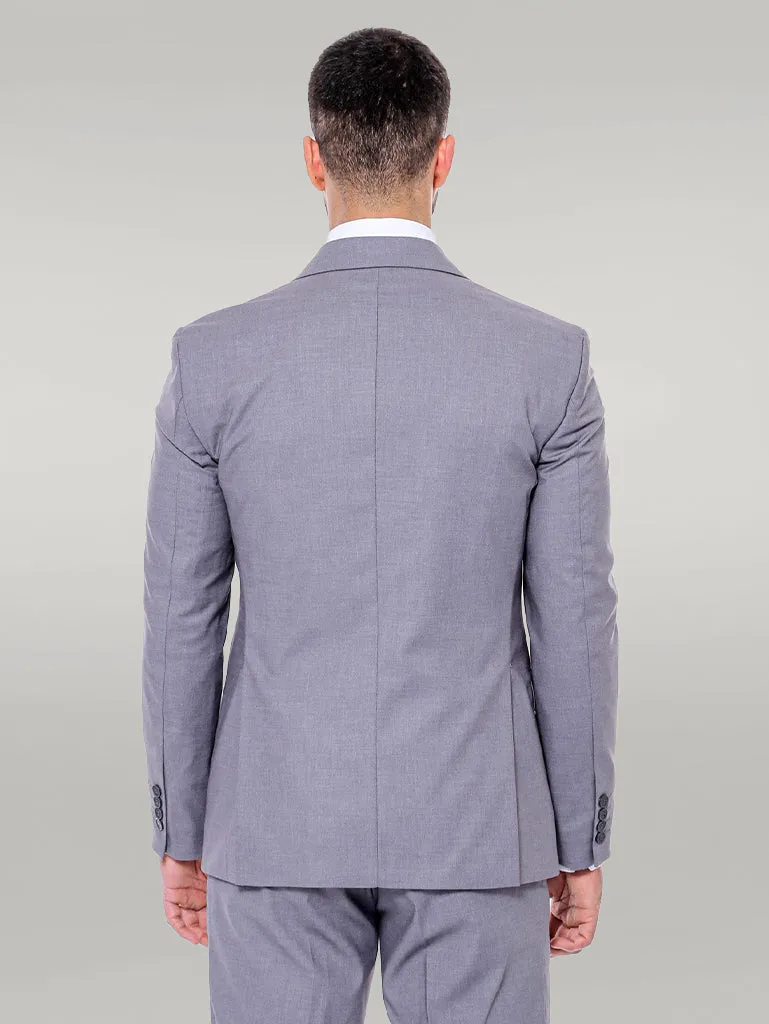 Fashion Men's 3 Pieces Flat Peak Lapel Tuxedos For Party (Blazer+vest+Pants) sold by Mens Event Wear product image thumbnail 3