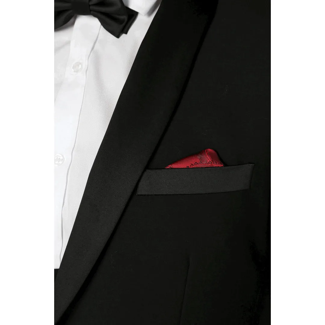 Formal 3 Pieces Mens Suit Flat Shawl Lapel Tuxedos (Blazer+vest+Pants) sold by Mens Event Wear product image thumbnail 3