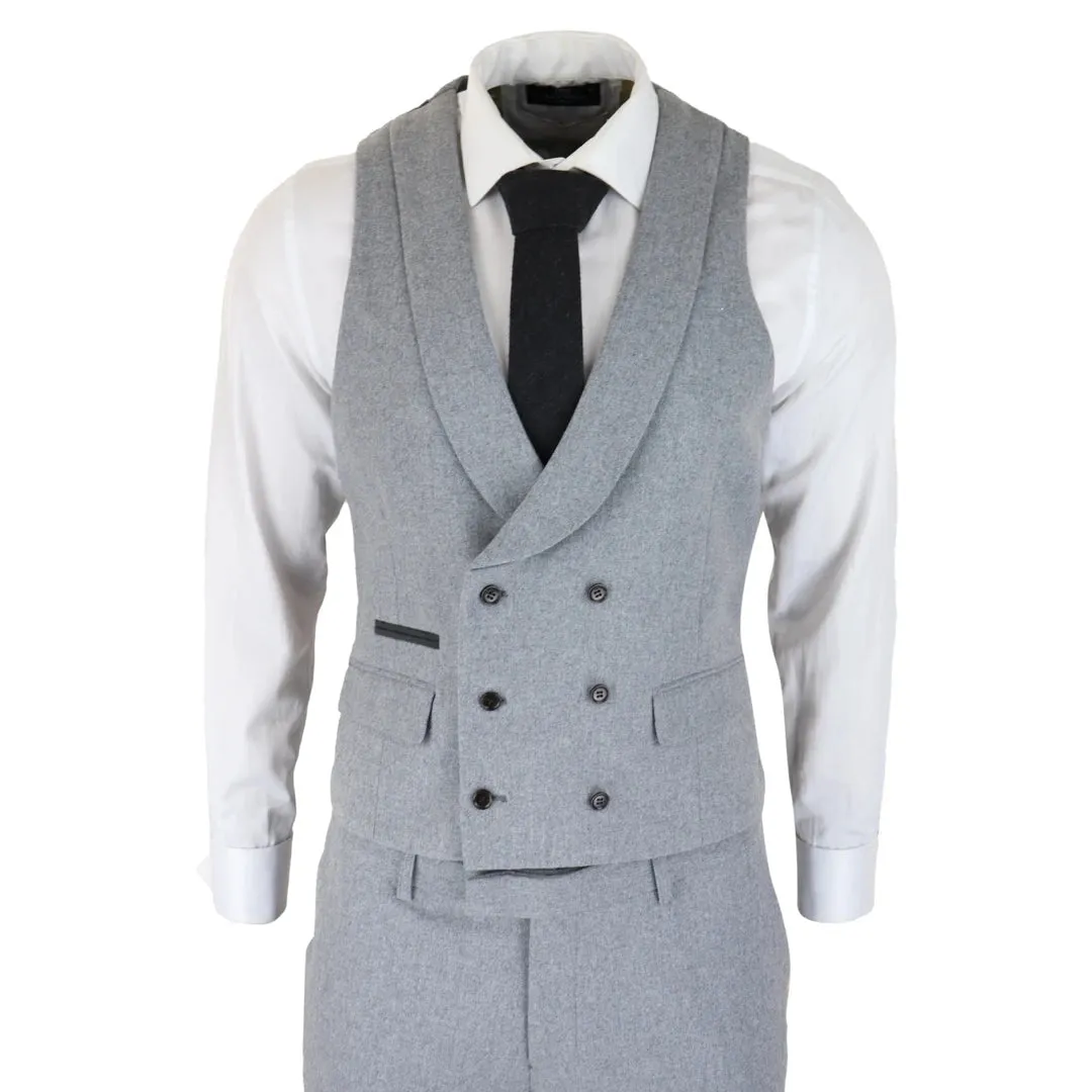 Men's Casual 3 Pieces Mens Suit Tweed Notch Lapel Tuxedos (Blazer+vest+Pants) sold by Mens Event Wear product image thumbnail 2