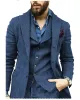 Fashion 3 Pieces Mens Suit Herringbone Notch Lapel For Wedding (Blazer+vest+Pants) sold by Mens Event Wear
