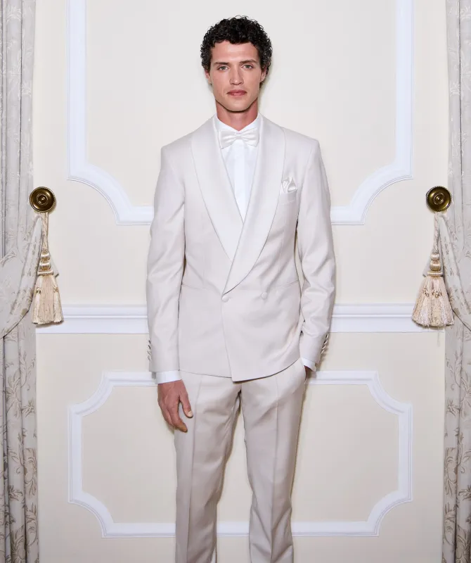 Fashionable Men's 2-piece Suit Shawl Collar Wedding Suit (Blazer+Pants) sold by Mens Event Wear