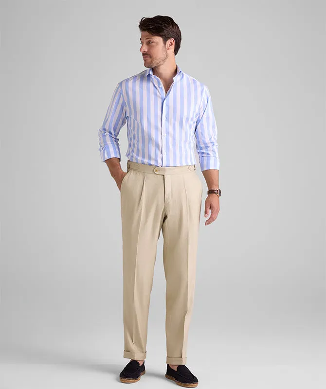 Formal 2 Pieces Mens Suit Flat Linen Peak Lapel Tuxedos For Wedding (Blazer+Pants) sold by Mens Event Wear product image thumbnail 3