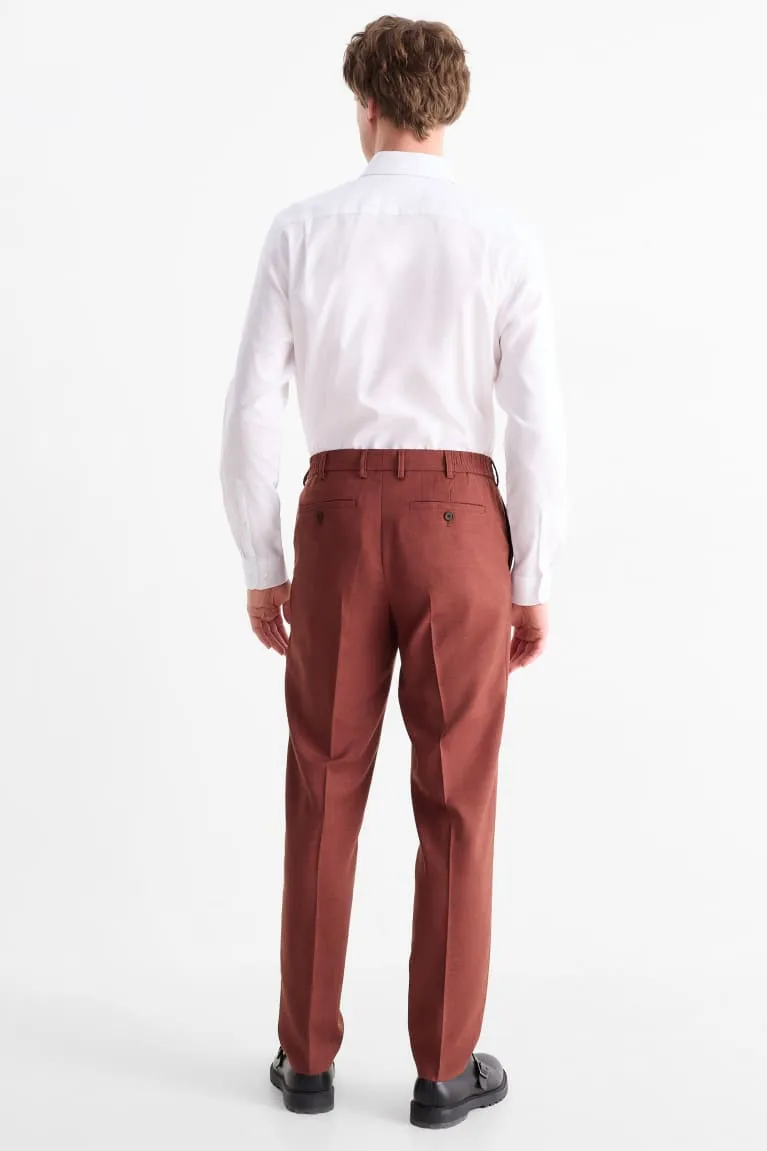 Casual 2 Piece Men's Suit Flat Notched Wedding Lapel (Blazer + Pants) sold by Mens Event Wear product image thumbnail 4