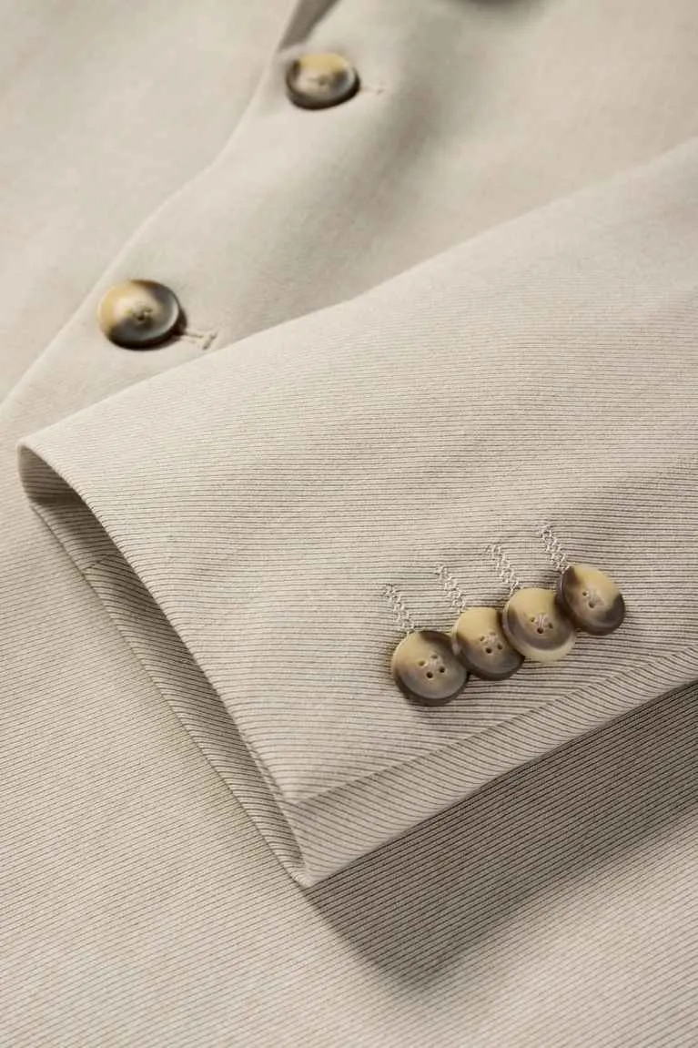 Fashion 2 Piece Men's Suit Flat Peak Wedding Lapel (Blazer + Pants) sold by Mens Event Wear product image thumbnail 5