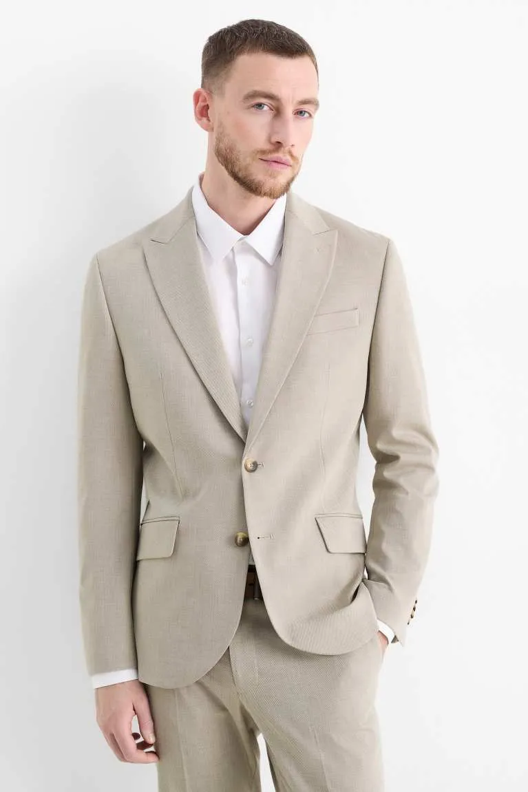 Fashion 2 Piece Men's Suit Flat Peak Wedding Lapel (Blazer + Pants) sold by Mens Event Wear