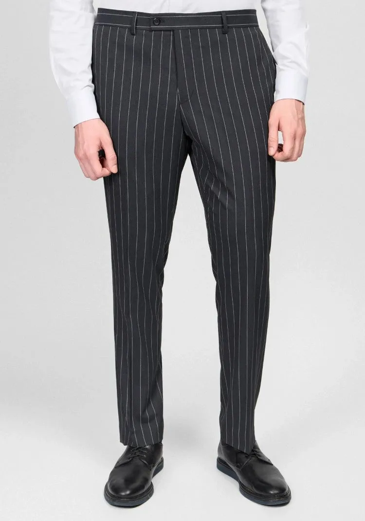 Formal Men's 2 Pieces Mens Suit Peak Lapel Striped Tuxedos (Blazer+Pants) sold by Mens Event Wear product image thumbnail 4