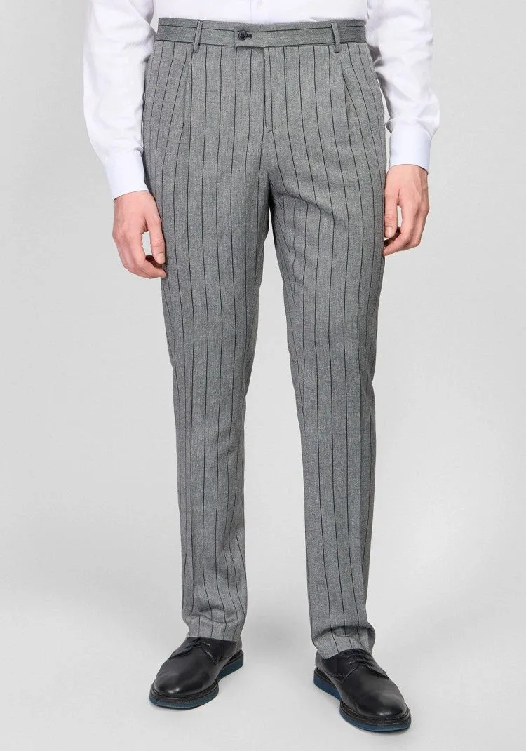 Formal Men's 2 Pieces Mens Suit Peak Lapel Striped Tuxedos (Blazer+Pants) sold by Mens Event Wear product image thumbnail 4