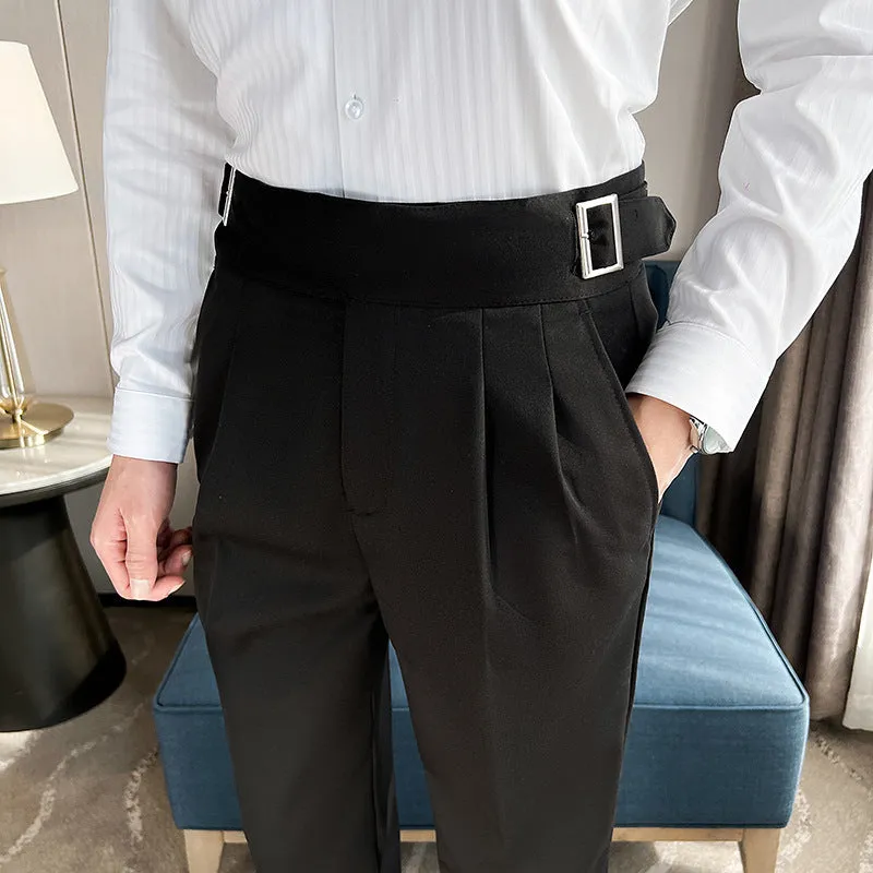 Men's Causal Suit Pants Regular Fit Trousers sold by Mens Event Wear product image thumbnail 2