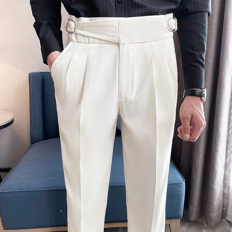 Men's Causal Suit Pants Regular Fit Trousers sold by Mens Event Wear product image thumbnail 4