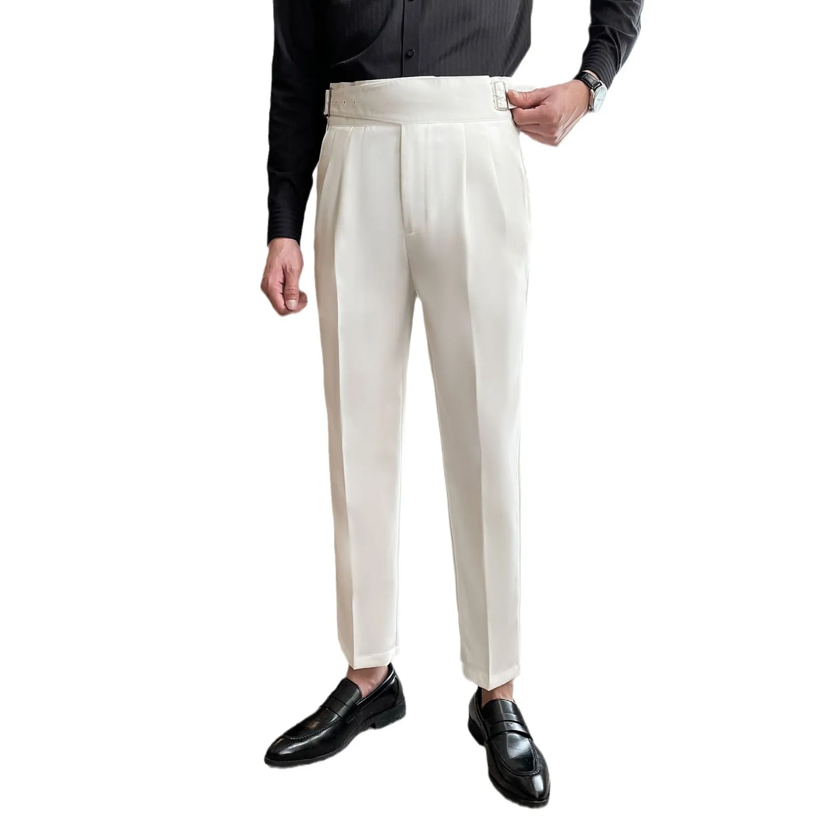 Men's Causal Suit Pants Regular Fit Trousers sold by Mens Event Wear product image thumbnail 3