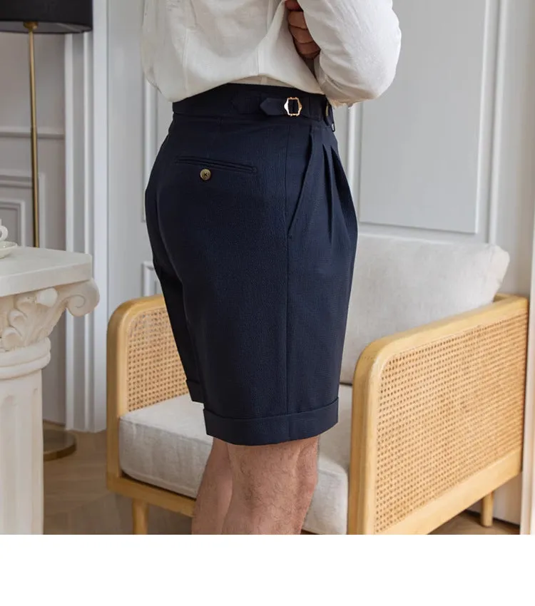 Casual Men's Short Pants Cotton Linen For Wedding sold by Mens Event Wear product image thumbnail 4