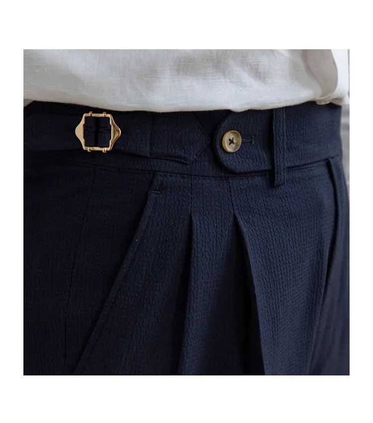 Casual Men's Short Pants Cotton Linen For Wedding sold by Mens Event Wear product image thumbnail 5