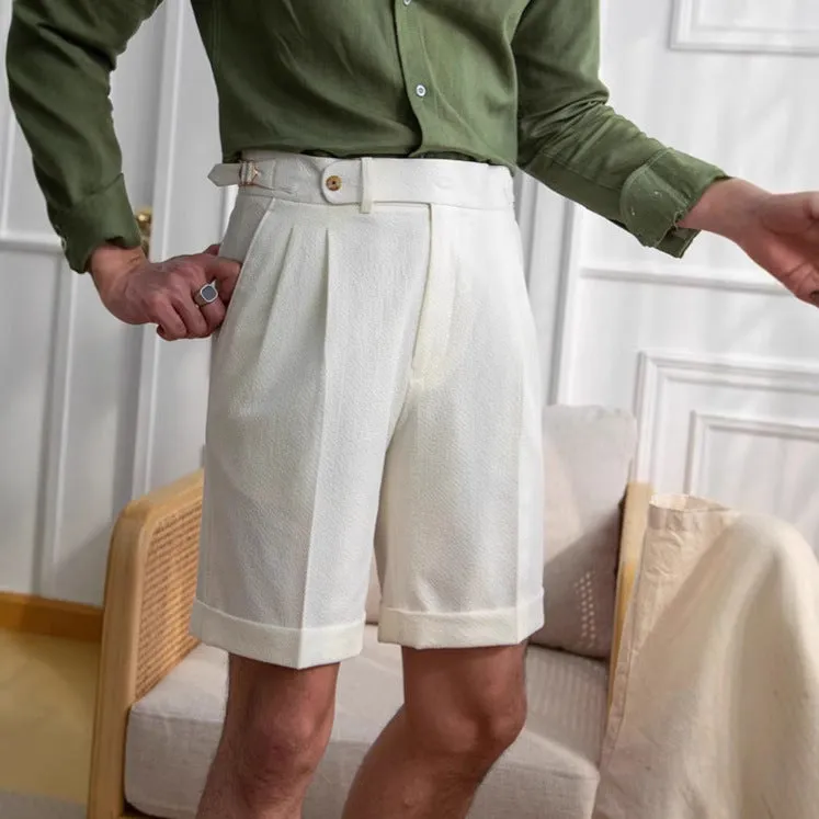 Casual Men's Short Pants Cotton Linen For Wedding sold by Mens Event Wear product image thumbnail 4