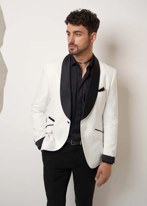 Fashionable Men's 2-piece Suit Shawl Collar Wedding Suit (Blazer+Pants) sold by Mens Event Wear