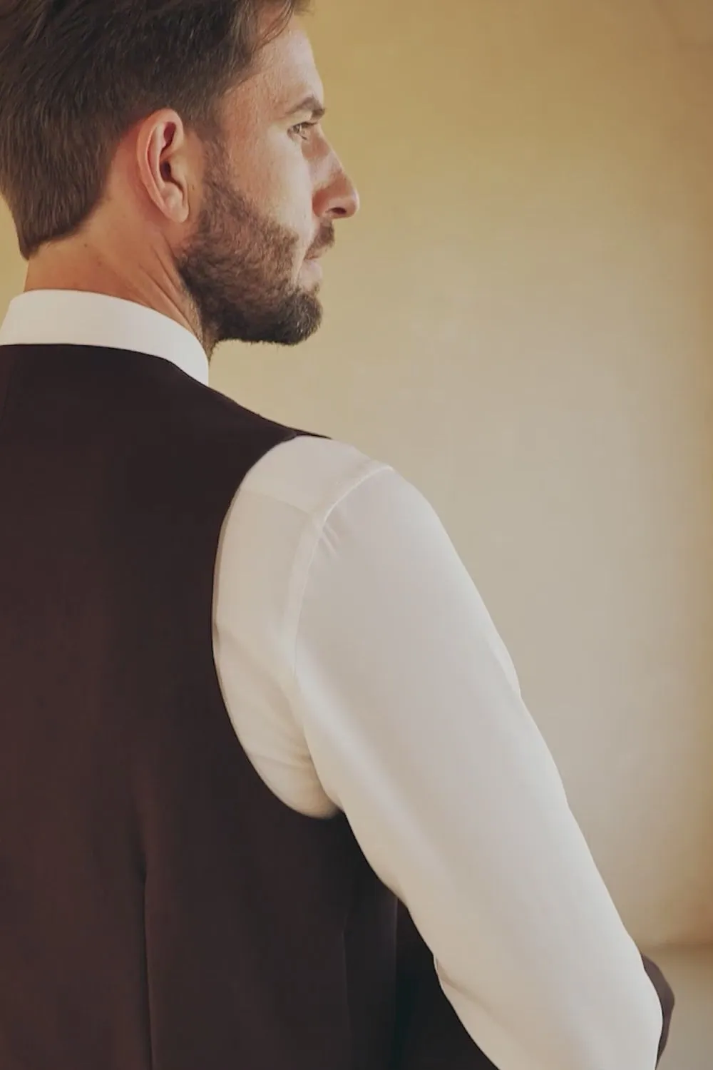 Fashion Men's 3 Pieces Flat Notch Lapel Tuxedos For Party (Blazer+vest+Pants) sold by Mens Event Wear product image thumbnail 4