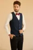 Fashion 3 Pieces Mens Suit Flat Shawl Lapel Tuxedos (Blazer+vest+Pants) sold by Mens Event Wear