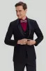 Fashion 3 Pieces Mens Suit Flat Shawl Lapel Tuxedos (Blazer+vest+Pants) sold by Mens Event Wear