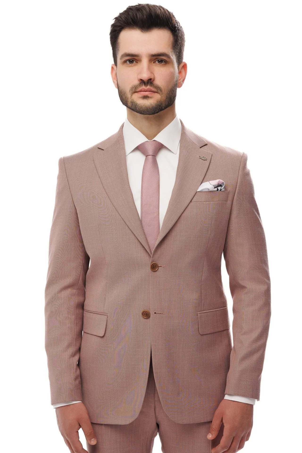 Casual 2 Piece Men's Suit Flat Notched Wedding Lapel (Blazer + Pants) sold by Mens Event Wear