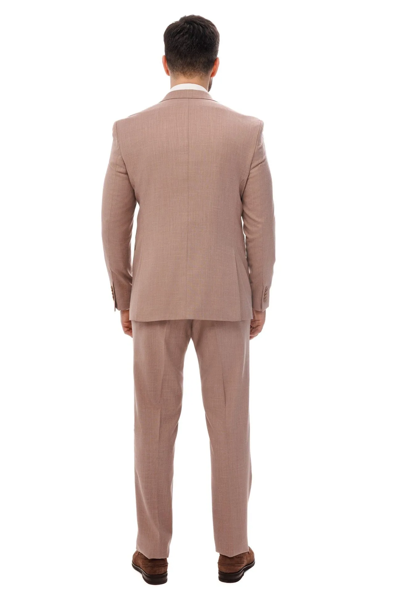 Casual 2 Piece Men's Suit Flat Notched Wedding Lapel (Blazer + Pants) sold by Mens Event Wear product image thumbnail 2