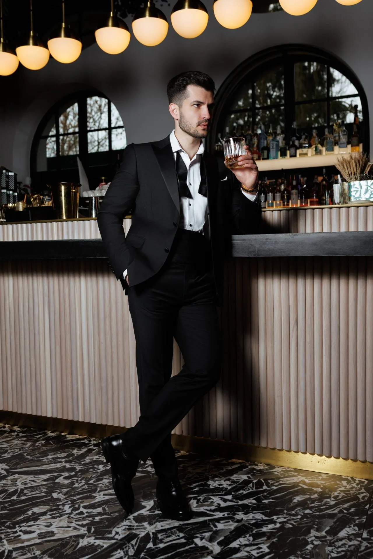 Fashion 2 Piece Men's Suit Flat Peak Wedding Lapel (Blazer + Pants) sold by Mens Event Wear