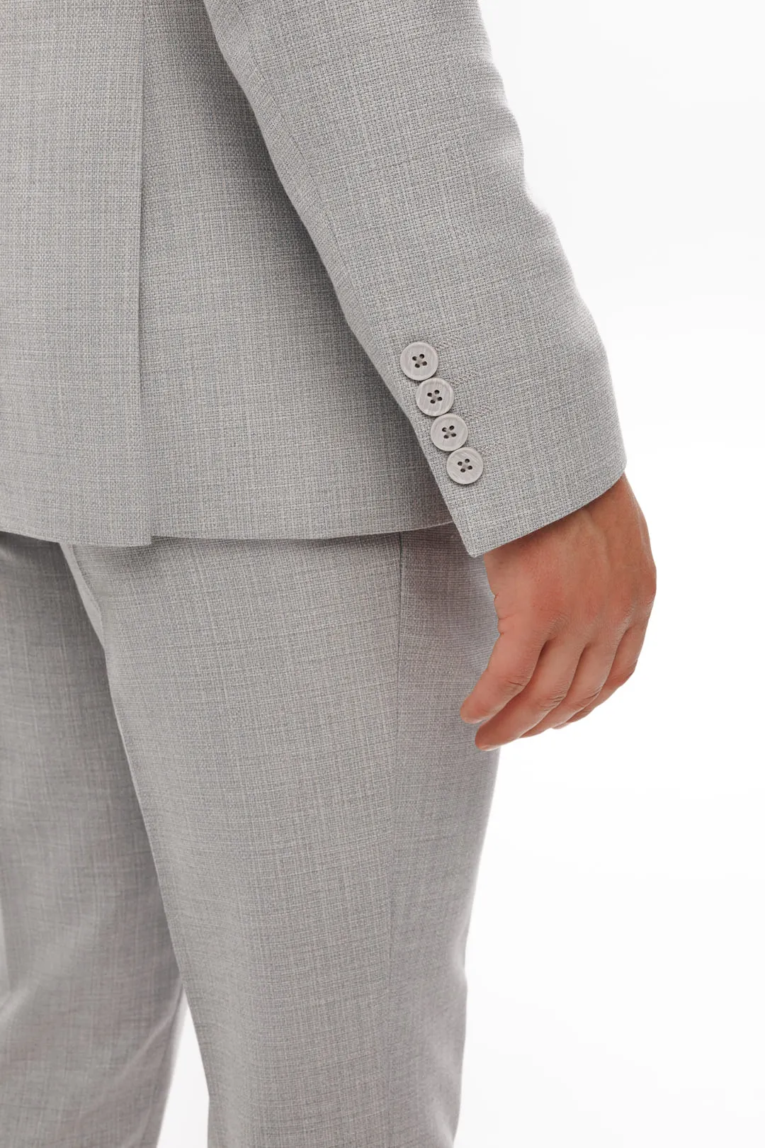 Formal 2 Pieces Mens Suit Flat Peak Lapel Tuxedos For Wedding (Blazer+Pants) sold by Mens Event Wear product image thumbnail 2