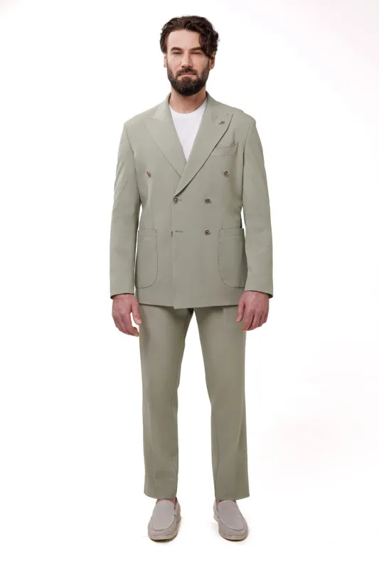 Formal 2 Pieces Mens Suit Flat Peak Lapel Tuxedos For Wedding (Blazer+Pants) sold by Mens Event Wear
