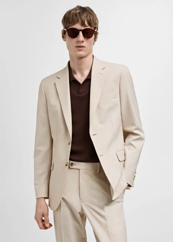 Formal 2 Pieces Mens Suit Flat Notch Lapel Tuxedos For Wedding (Blazer+Pants) sold by Mens Event Wear