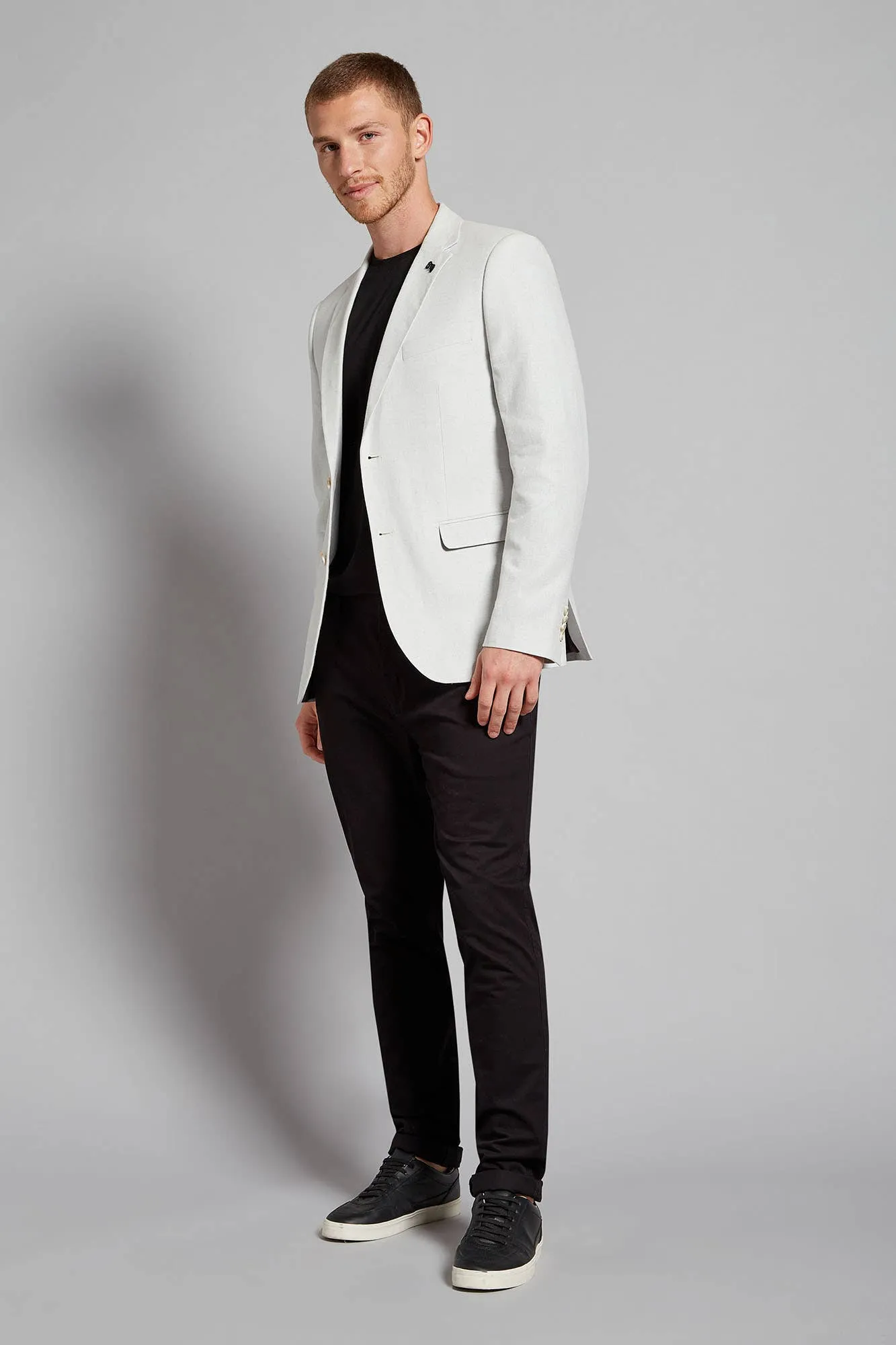 Fashion Men's Slim Fit Notch Lapel Flat Blazer sold by Mens Event Wear product image thumbnail 4