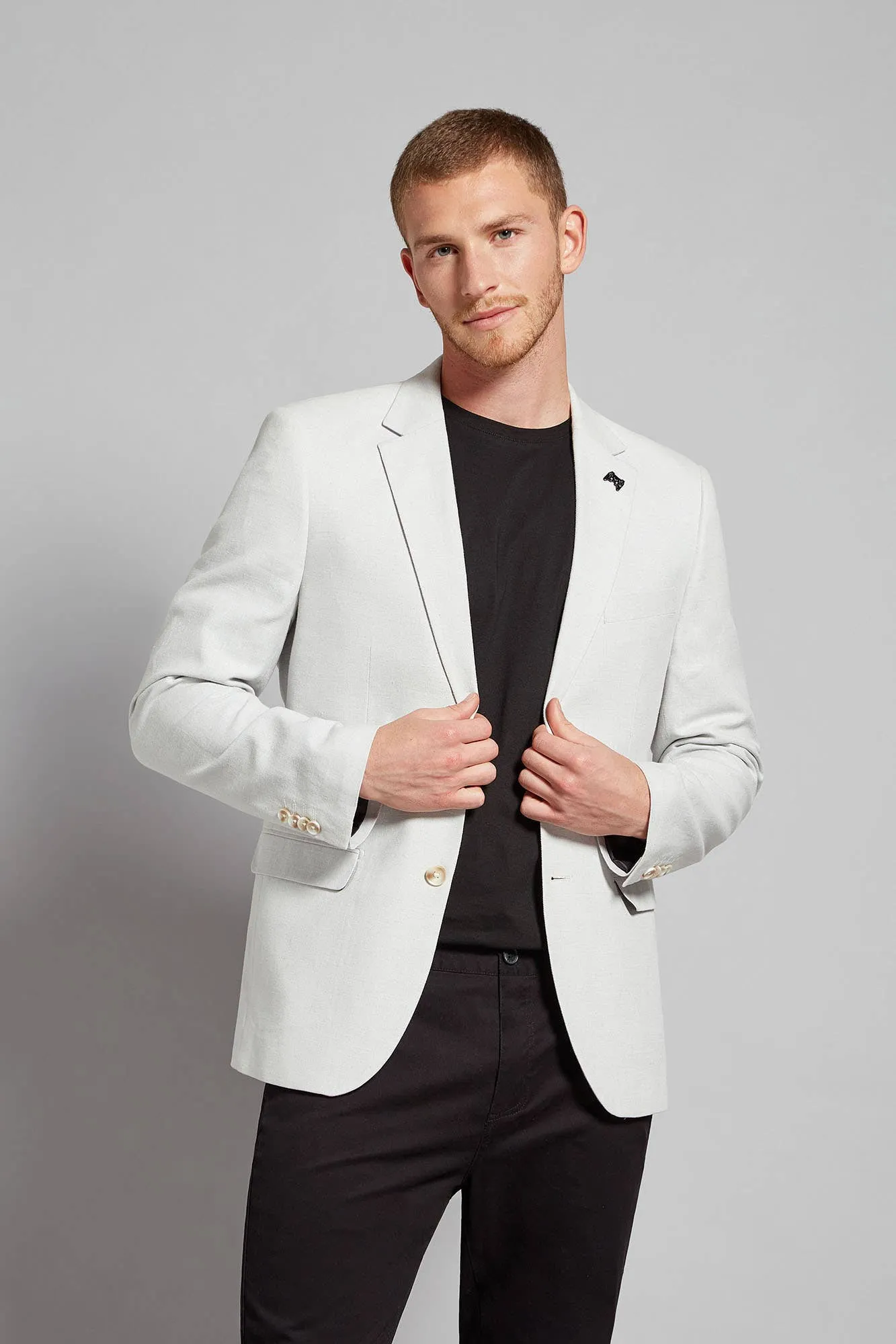 Fashion Men's Slim Fit Notch Lapel Flat Blazer sold by Mens Event Wear product image thumbnail 5