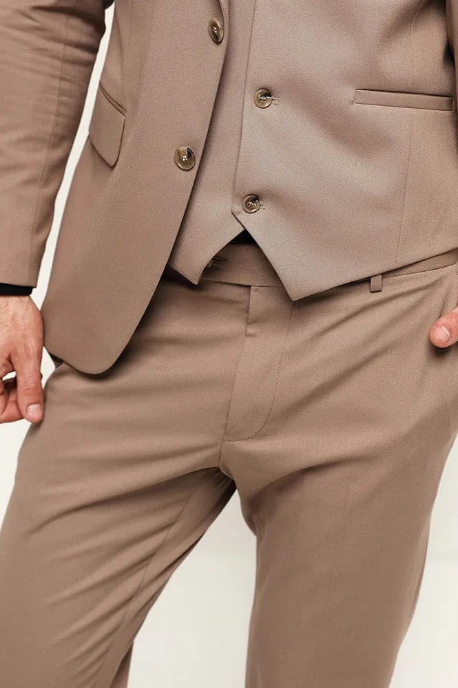 Fashion Men's 3 Pieces Flat Peak Lapel Tuxedos For Party (Blazer+vest+Pants) sold by Mens Event Wear product image thumbnail 4