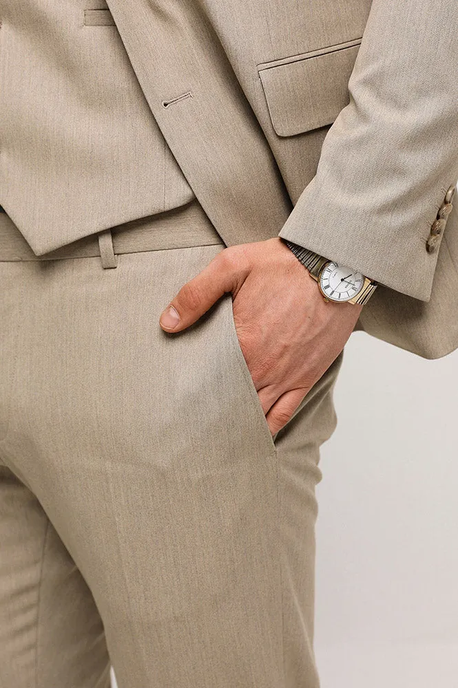 Fashion Men's 3 Pieces Flat Peak Lapel Tuxedos For Party (Blazer+vest+Pants) sold by Mens Event Wear product image thumbnail 4