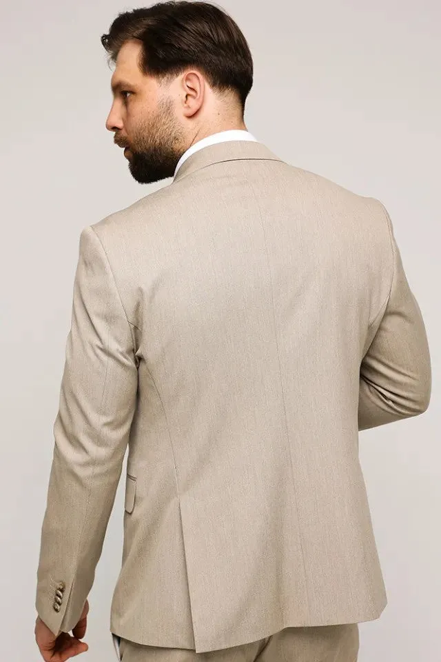 Fashion Men's 3 Pieces Flat Peak Lapel Tuxedos For Party (Blazer+vest+Pants) sold by Mens Event Wear product image thumbnail 2