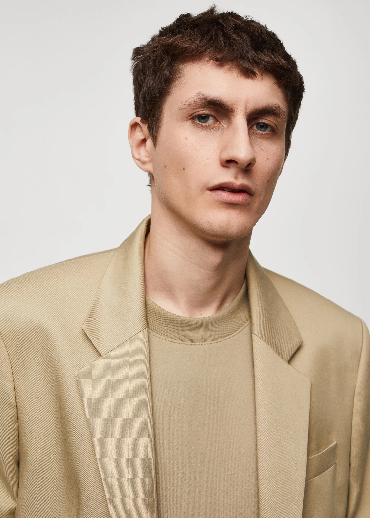 Formal 2 Pieces Mens Suit Flat Notch Lapel Tuxedos For Wedding (Blazer+Pants) sold by Mens Event Wear product image thumbnail 5