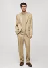 Formal 2 Pieces Mens Suit Flat Notch Lapel Tuxedos For Wedding (Blazer+Pants) sold by Mens Event Wear