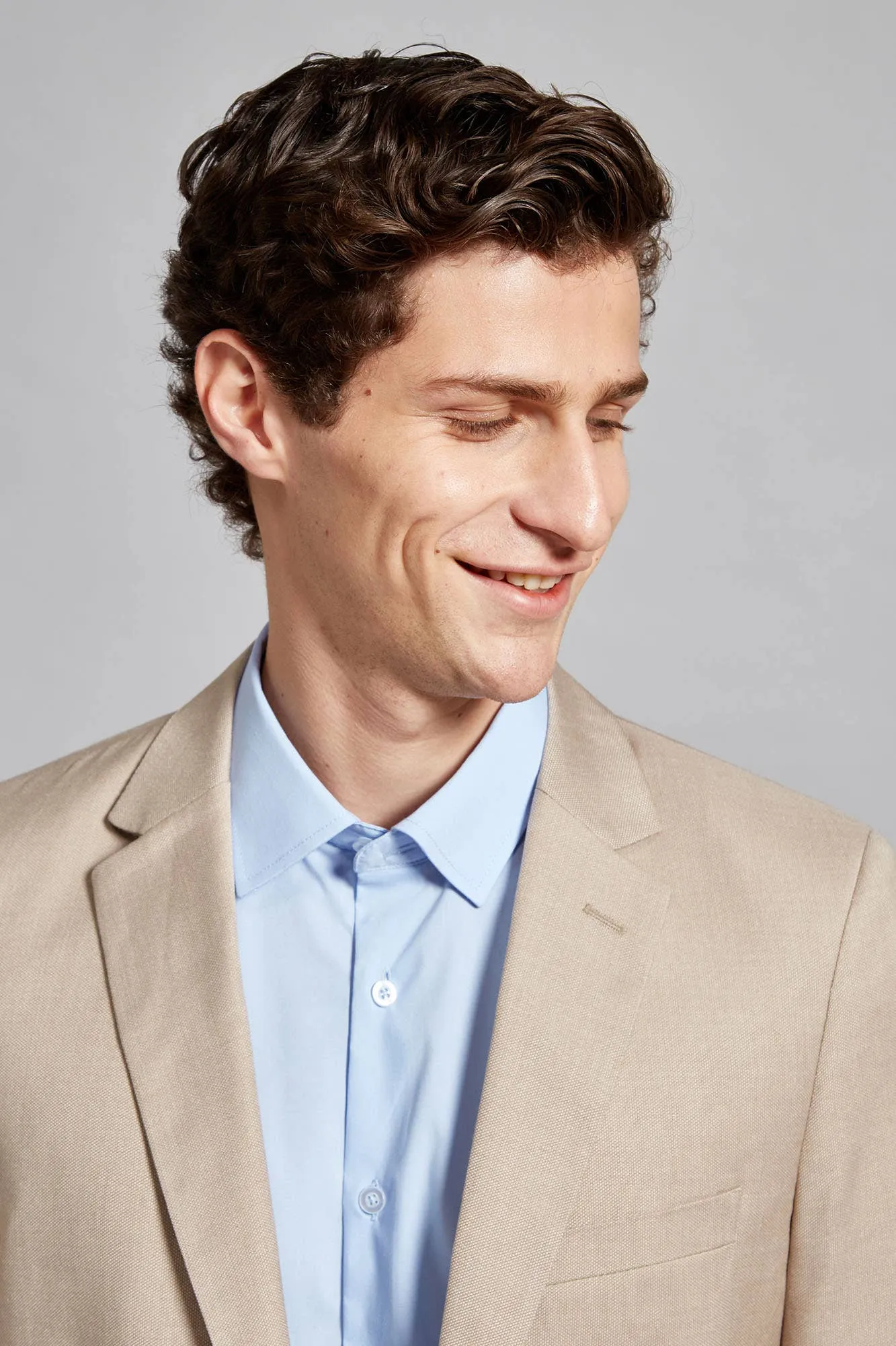 Formal 2 Pieces Mens Suit Flat Notch Lapel Tuxedos For Wedding (Blazer+Pants) sold by Mens Event Wear product image thumbnail 2