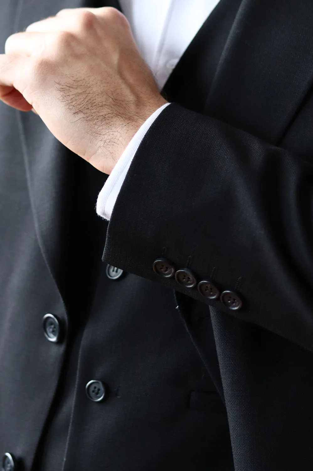 Fashion Men's 3 Pieces Flat Peak Lapel Tuxedos For Party (Blazer+vest+Pants) sold by Mens Event Wear product image thumbnail 4