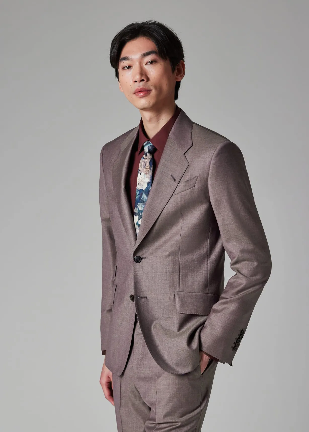 Formal 2 Pieces Mens Suit Flat Notch Lapel Tuxedos For Wedding (Blazer+Pants) sold by Mens Event Wear