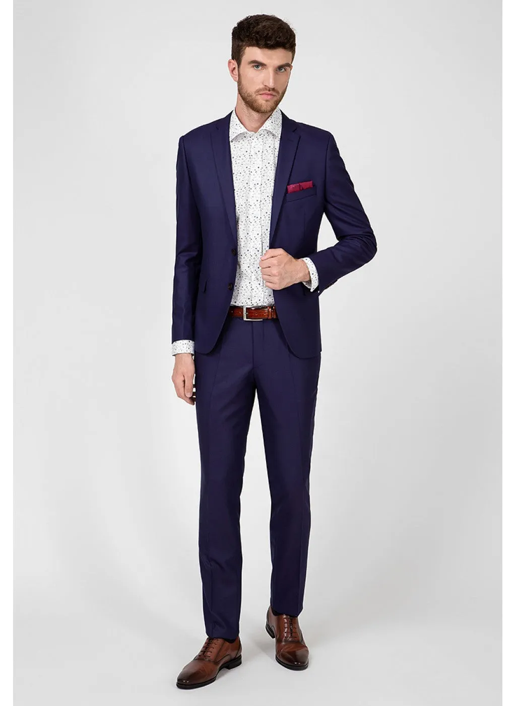 Formal 2 Pieces Mens Suit Flat Notch Lapel Tuxedos For Wedding (Blazer+Pants) sold by Mens Event Wear