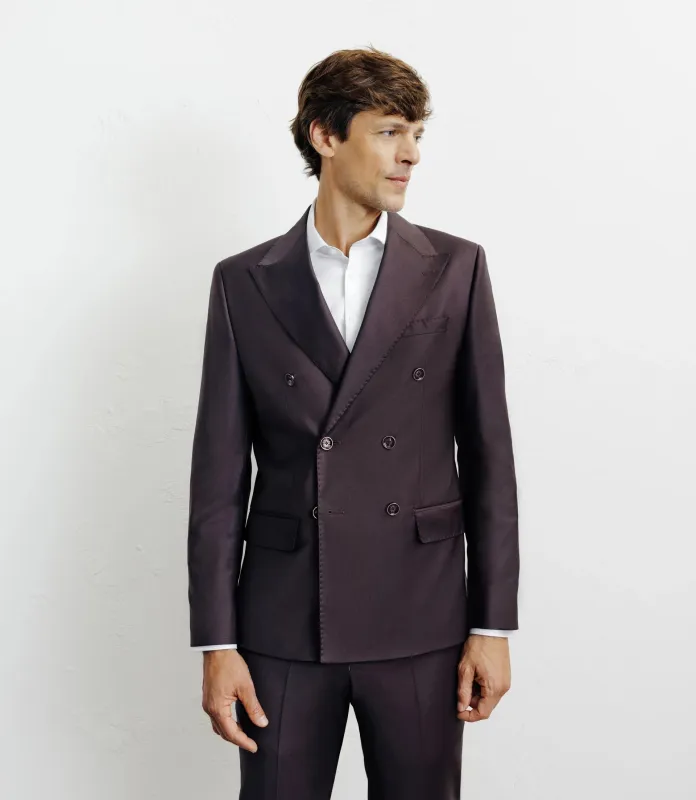 Formal 2 Pieces Mens Suit Flat Peak Lapel Tuxedos For Wedding (Blazer+Pants) sold by Mens Event Wear
