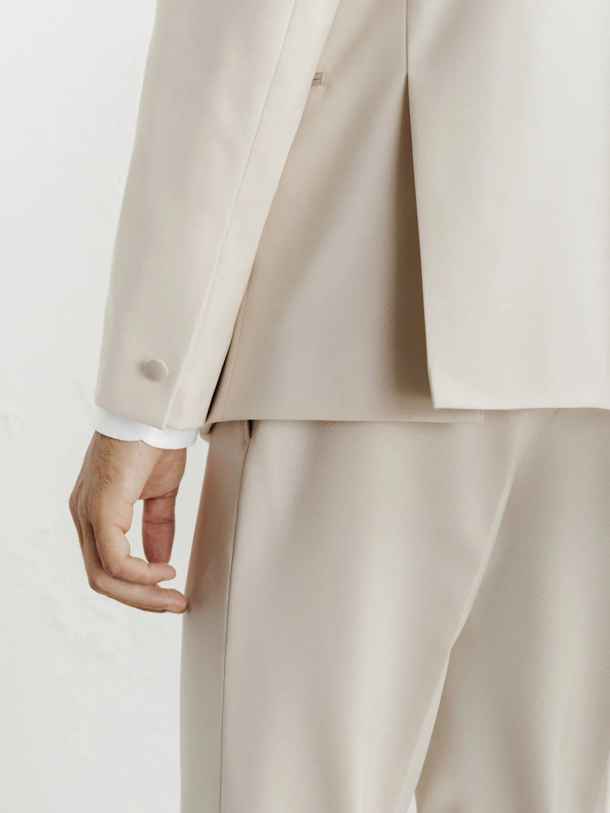 Fashion 2 Piece Men's Suit Flat Peak Wedding Lapel (Blazer + Pants) sold by Mens Event Wear product image thumbnail 5