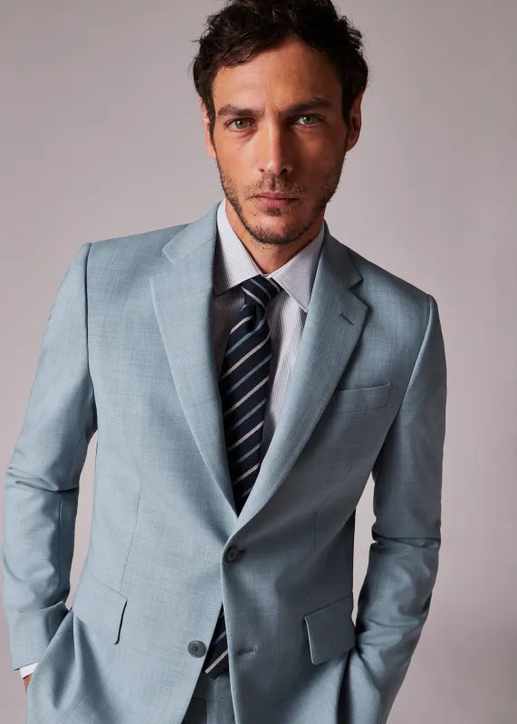 Formal 2 Pieces Mens Suit Flat Notch Lapel Tuxedos For Wedding (Blazer+Pants) made by Mens Event Wear