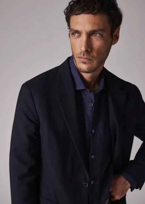 Fashion Men's Slim Fit Notch Lapel Flat Blazer sold by Mens Event Wear product image thumbnail 2