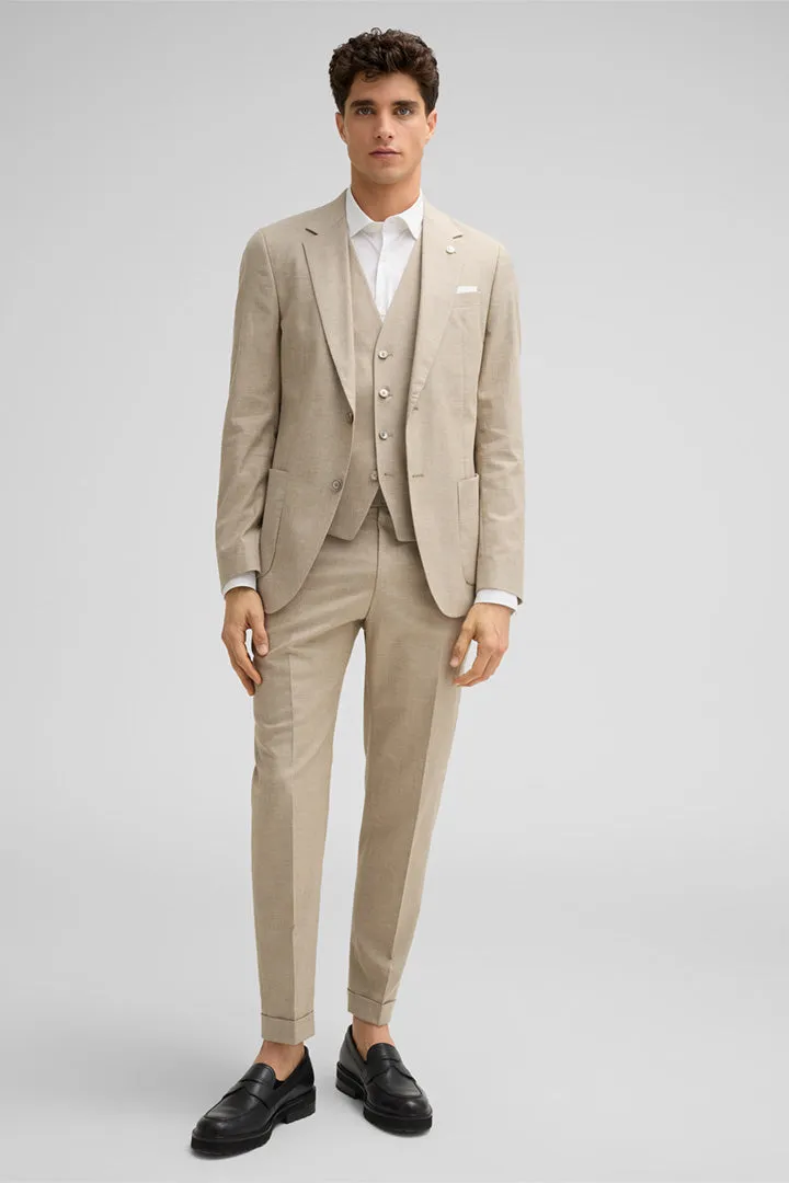 Fashion Men's 3 Pieces Flat Notch Lapel Tuxedos For Party (Blazer+vest+Pants) sold by Mens Event Wear product image thumbnail 4