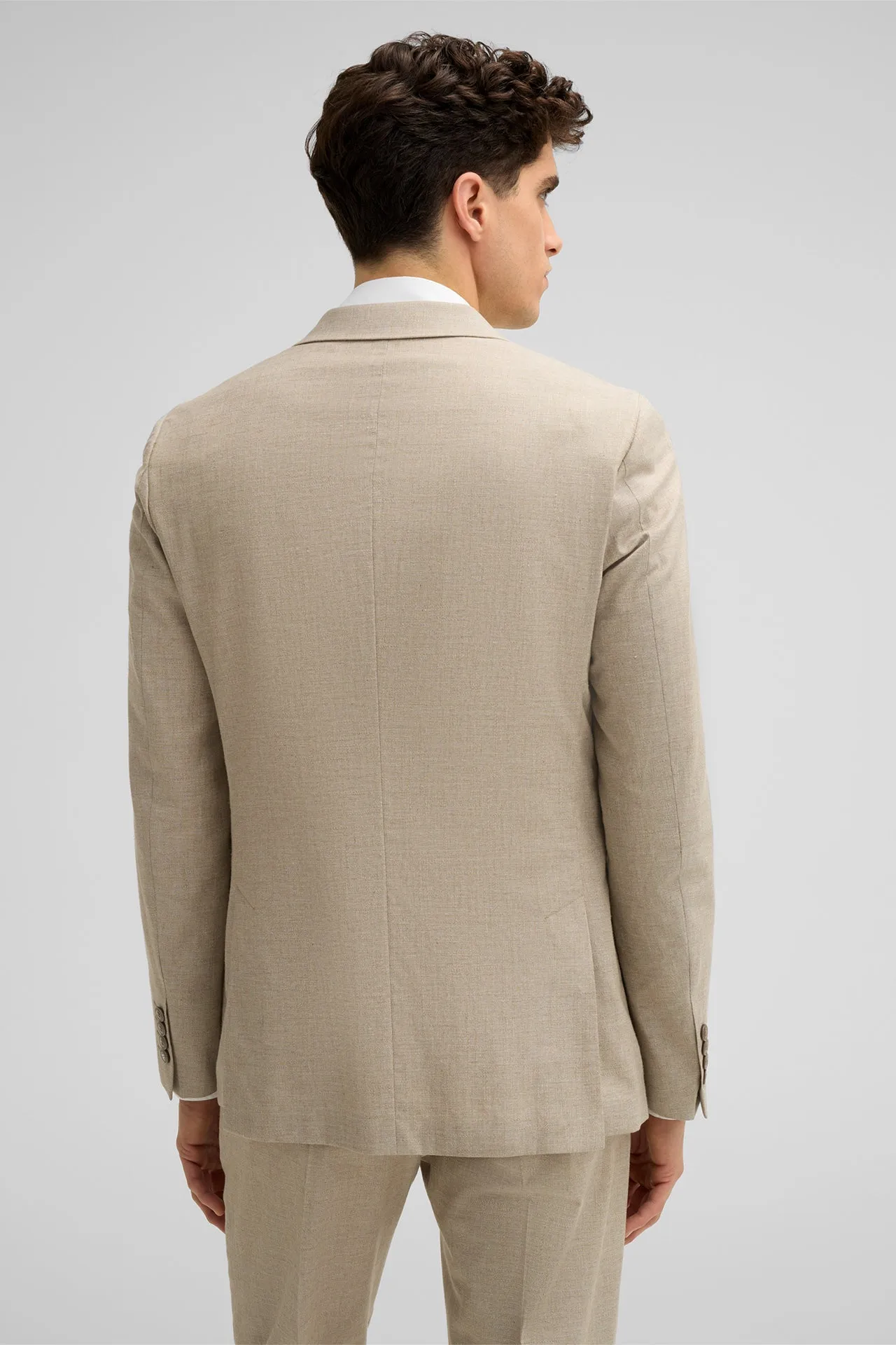 Fashion Men's 3 Pieces Flat Notch Lapel Tuxedos For Party (Blazer+vest+Pants) sold by Mens Event Wear product image thumbnail 3