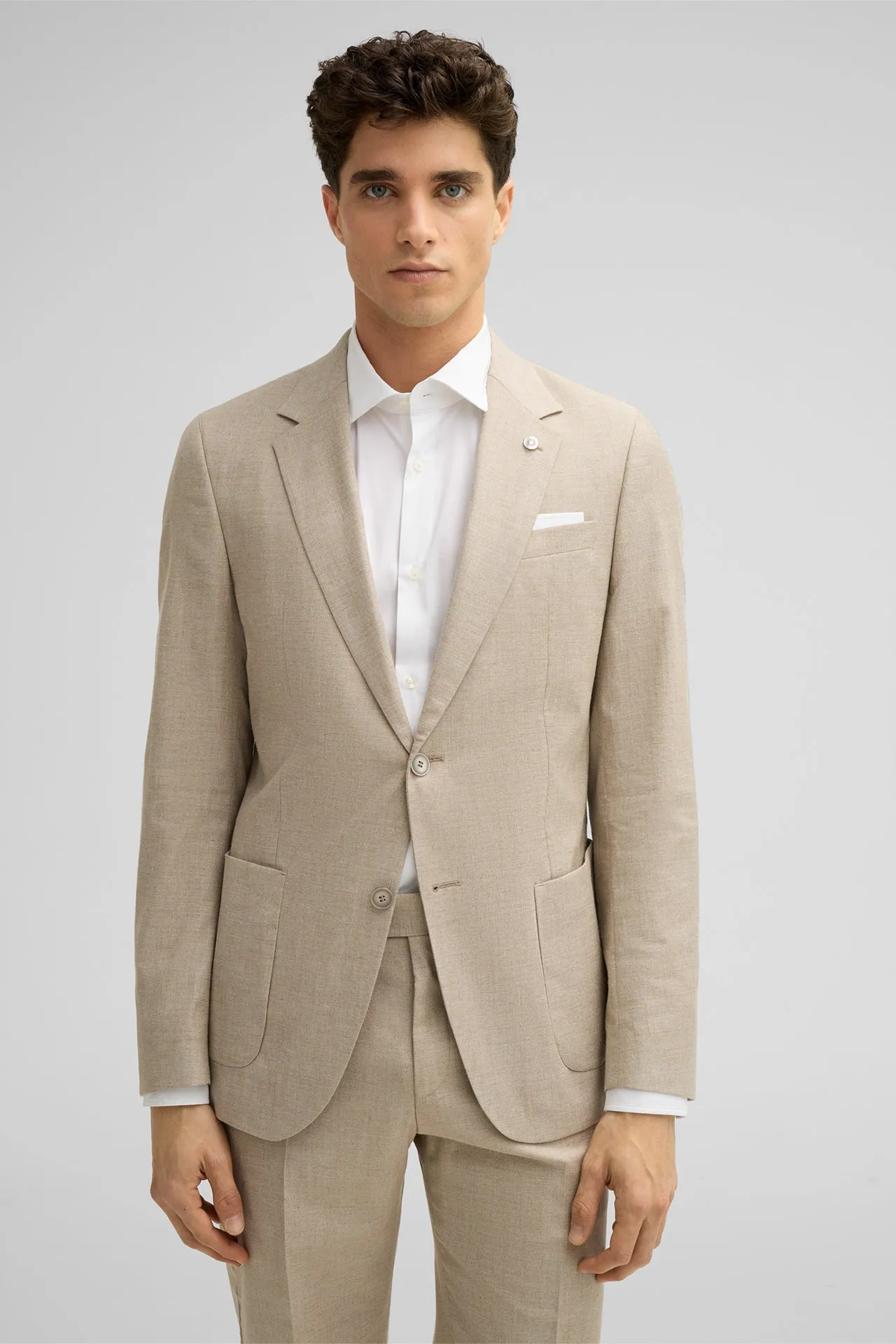 Fashion Men's 3 Pieces Flat Notch Lapel Tuxedos For Party (Blazer+vest+Pants) sold by Mens Event Wear product image thumbnail 2