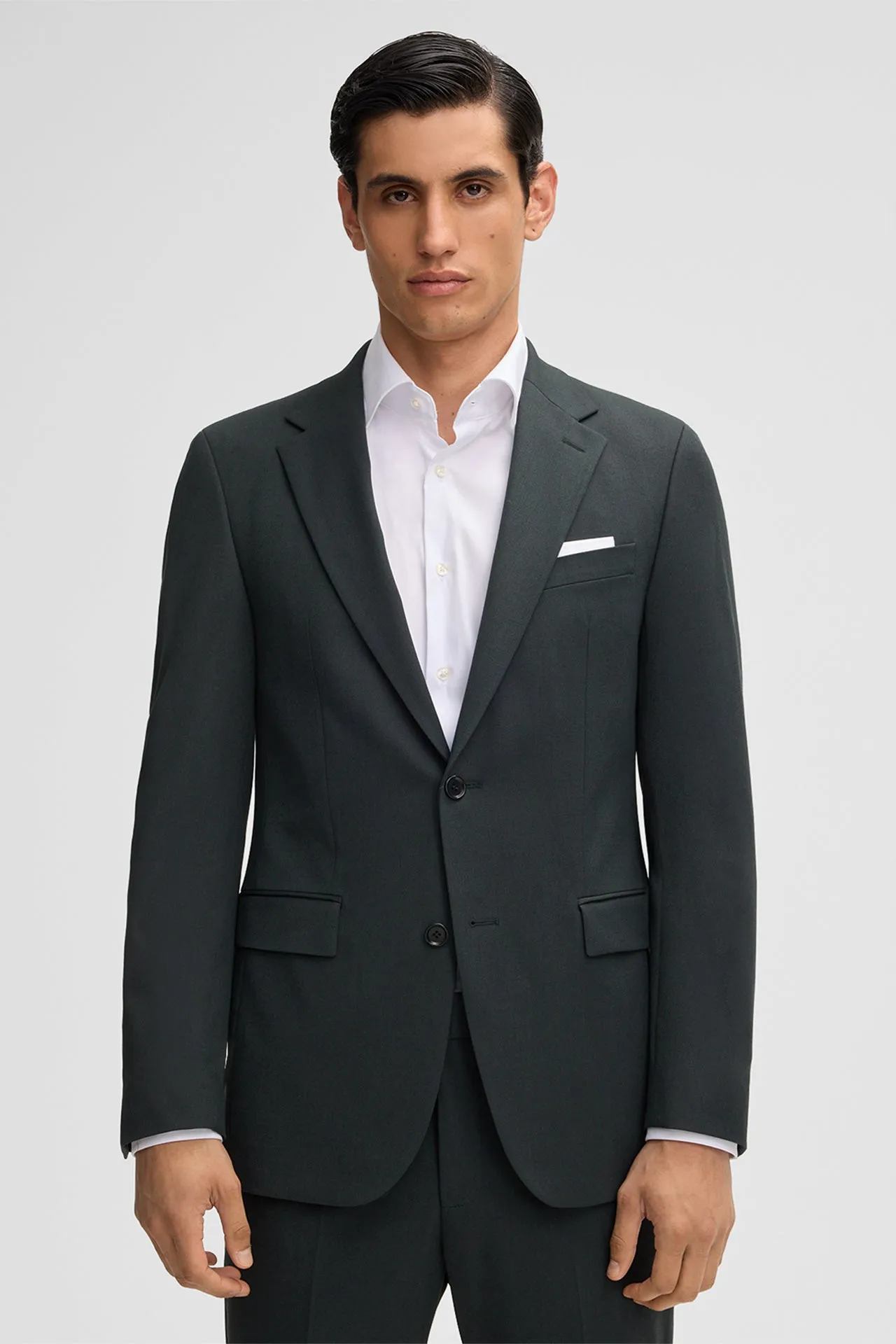 Fashion Men's 3 Pieces Flat Notch Lapel Tuxedos For Party (Blazer+vest+Pants) sold by Mens Event Wear product image thumbnail 4