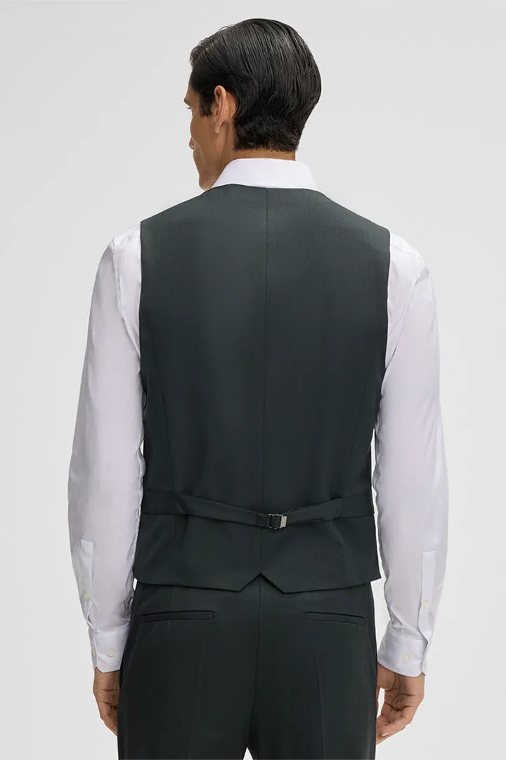 Fashion Men's 3 Pieces Flat Notch Lapel Tuxedos For Party (Blazer+vest+Pants) sold by Mens Event Wear product image thumbnail 3