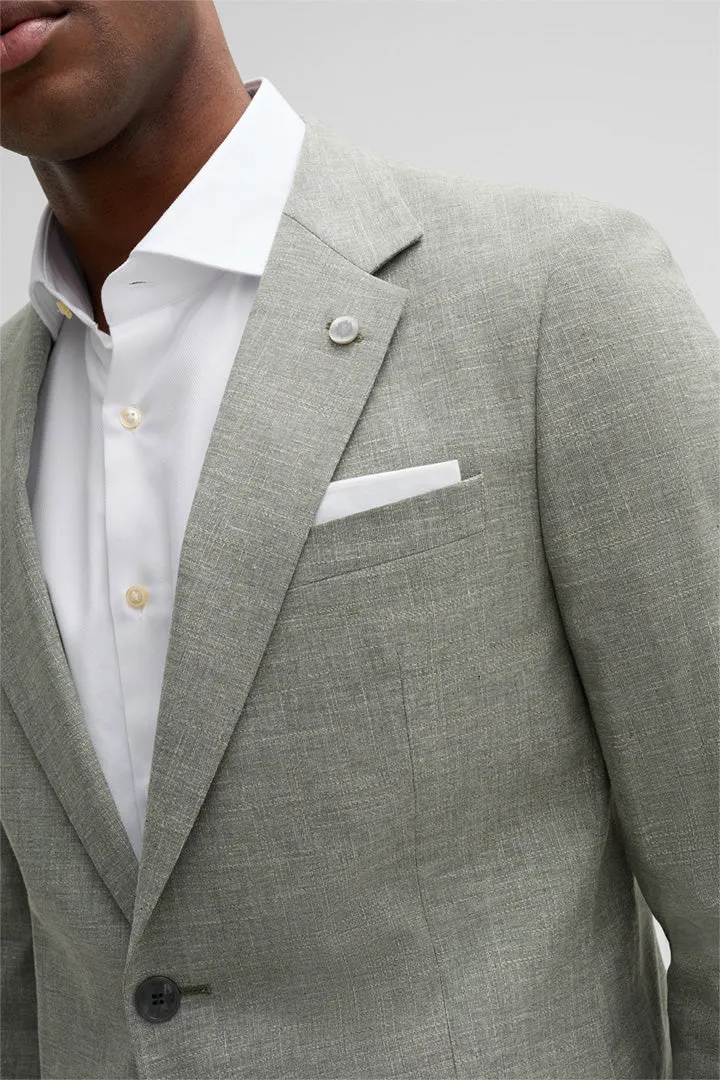 Fashion Men's 3 Pieces Flat Notch Lapel Tuxedos For Party (Blazer+vest+Pants) sold by Mens Event Wear product image thumbnail 5