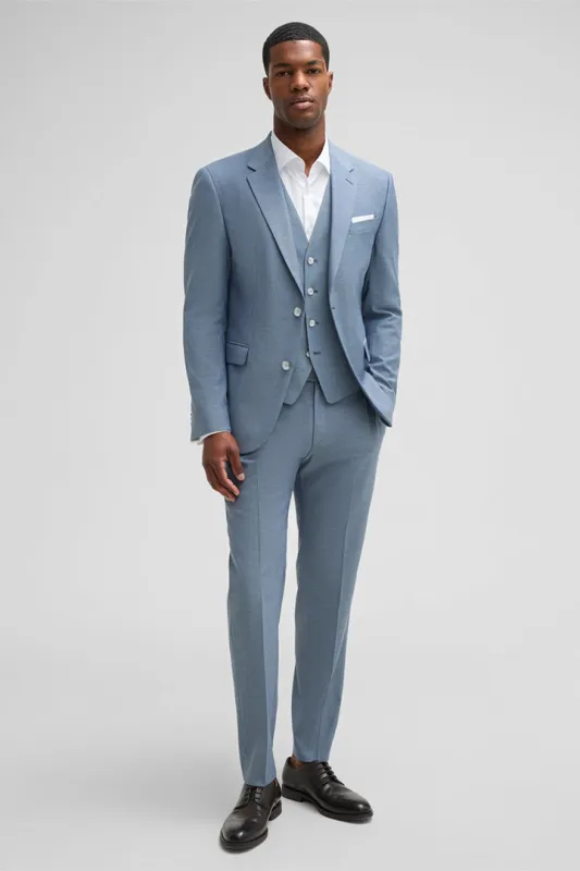 Fashion Men's 3 Pieces Flat Notch Lapel Tuxedos For Party (Blazer+vest+Pants) sold by Mens Event Wear